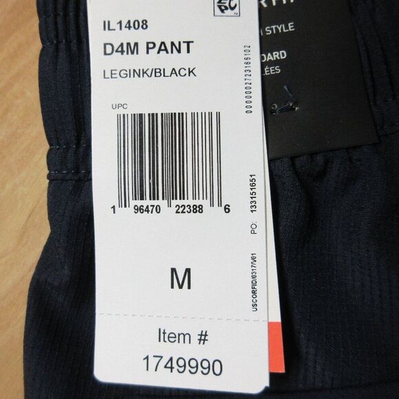 ADIDAS Mens Woven Pants Sz M Ink Dk Navy Blue Athletic Gym Workout Training NWT - Picture 5 of 12